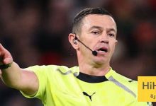 أرقام خاصة بحكم مباراة أرسنال وبرينتفورد