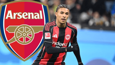 ارسنال يستهدف جناح فرانكفورت الشاب