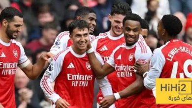 الرسم التكتيكي لتشكيلة أرسنال ضد ايفرتون