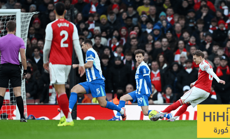 تقييم لاعبي ارسنال امام برايتون في الشوط الاول