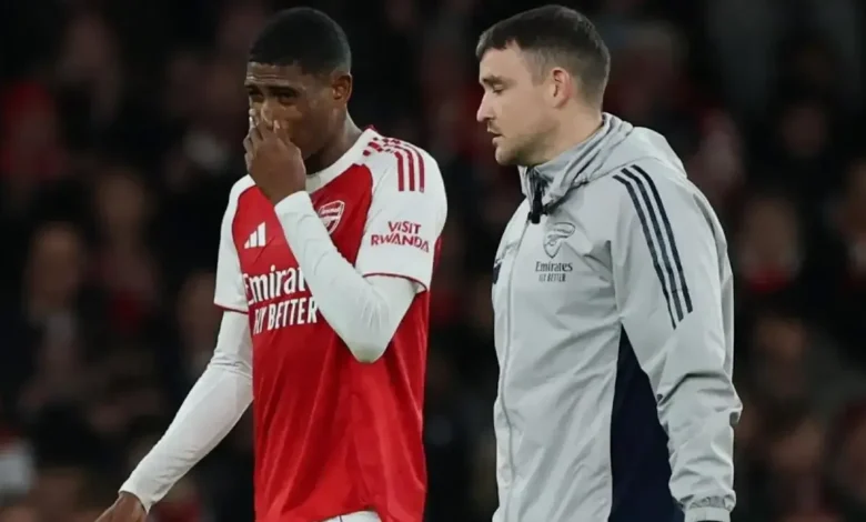 مدافع أرسنال يغيب 3 أسابيع