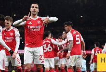 نتائج آخر خمس مباريات بين أرسنال وأستون فيلا