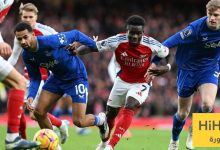 نتائج آخر خمس مباريات بين أرسنال وإيفرتون