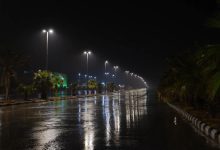 أمطار "الخير" تحول عرعر إلى لوحة شتوية ساحرة