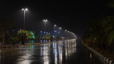 أمطار "الخير" تحول عرعر إلى لوحة شتوية ساحرة