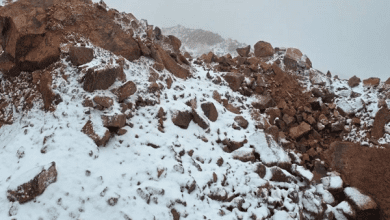 أمطار وتساقط للثلوج على مرتفعات تروجينا