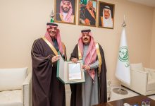 أمير حائل يستقبل مساعد وزير الإعلام