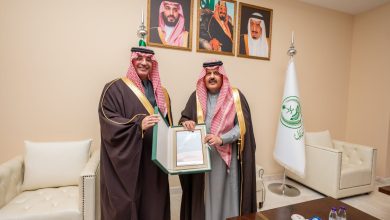 أمير حائل يستقبل مساعد وزير الإعلام