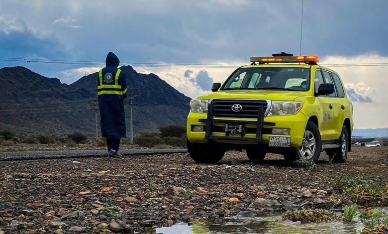 الدفاع المدني يحذر: ابتعدوا عن بطون الأودية ومجاري السيول لسلامتكم