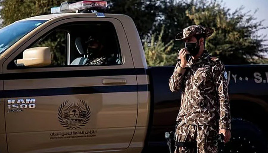 ضبط مخالف لنظام البيئة للتخييم دون ترخيص في محمية الملك عبدالعزيز