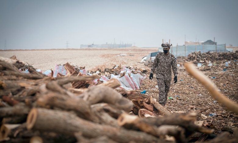 ضبط مواطن بحوزته حطب محلي في تبوك