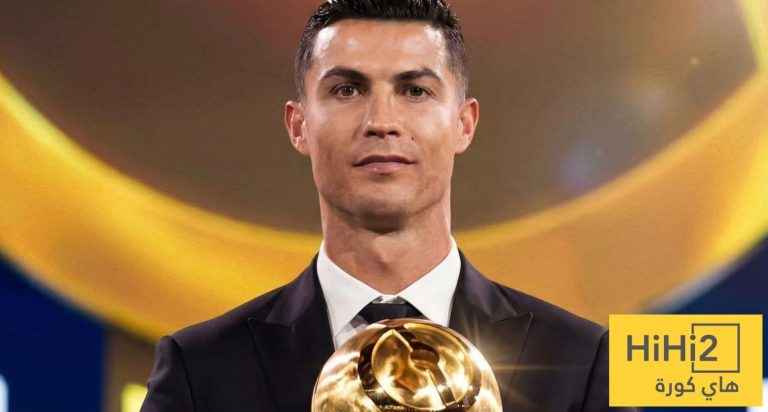 كم مرة توج رونالدو بجائزة أفضل لاعب في الشرق الأوسط ؟