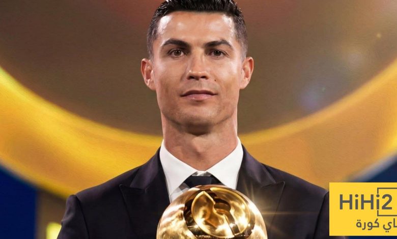 كم مرة توج رونالدو بجائزة أفضل لاعب في الشرق الأوسط ؟