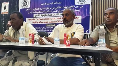 إتحاد نقابات عمال محافظة حضرموت في لقاءاته الدورية يلتقي باللجان النقابية وفرع إتحاد نقابات عمال م/الشحر ...