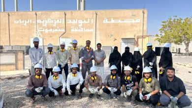 بدء التدريب الميداني والعملي الثاني لدورة التحكم PLC بمحطة الريان المركزية بحضرموت