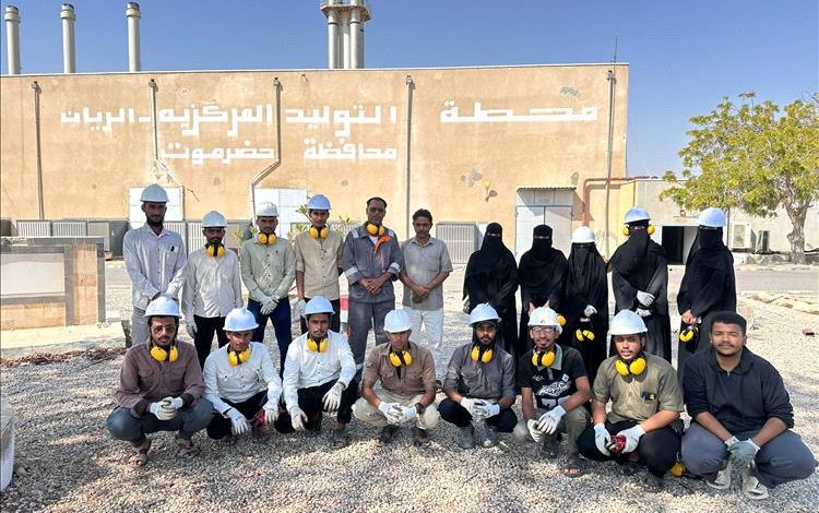 بدء التدريب الميداني والعملي الثاني لدورة التحكم PLC بمحطة الريان المركزية بحضرموت