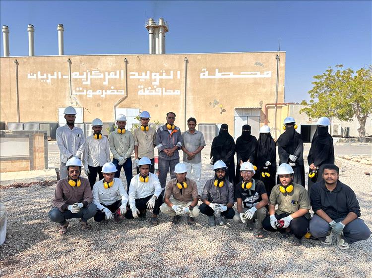 بدء التدريب الميداني والعملي الثاني لدورة التحكم PLC بمحطة الريان المركزية بحضرموت
