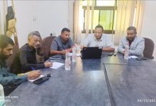 لقاء تنسيقي بين الوحدة التنفيذية والكونسورتيوم لمناقشة الآليات التدريبية لإدارة المخيمات