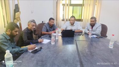 لقاء تنسيقي بين الوحدة التنفيذية والكونسورتيوم لمناقشة الآليات التدريبية لإدارة المخيمات