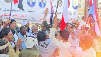 مسيرة حاشدة في ميفعة تعيد وهج الثورة وترفع شعارات استعادة الدولة