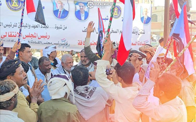 مسيرة حاشدة في ميفعة تعيد وهج الثورة وترفع شعارات استعادة الدولة