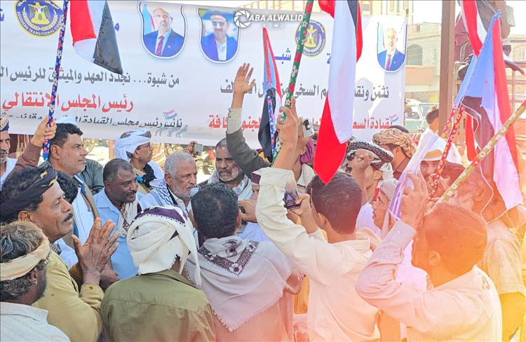 مسيرة حاشدة في ميفعة تعيد وهج الثورة وترفع شعارات استعادة الدولة