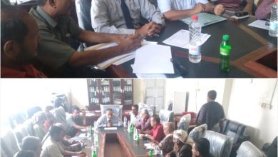 مكتب التربية أبين يعقد اجتماعاً ويقر جدول تنفيذ الاختبارات النهائية للفصل الأول من (9-27) ديسمبر