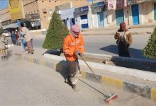 وحدة النظافة والتحسين بمديرية القطن تنفذ حملة نظافة واسعة في شوارع المديرية