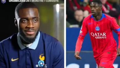 أوباميكانو يرحب باللعب مع ديمبيلي في باريس سان جيرمان