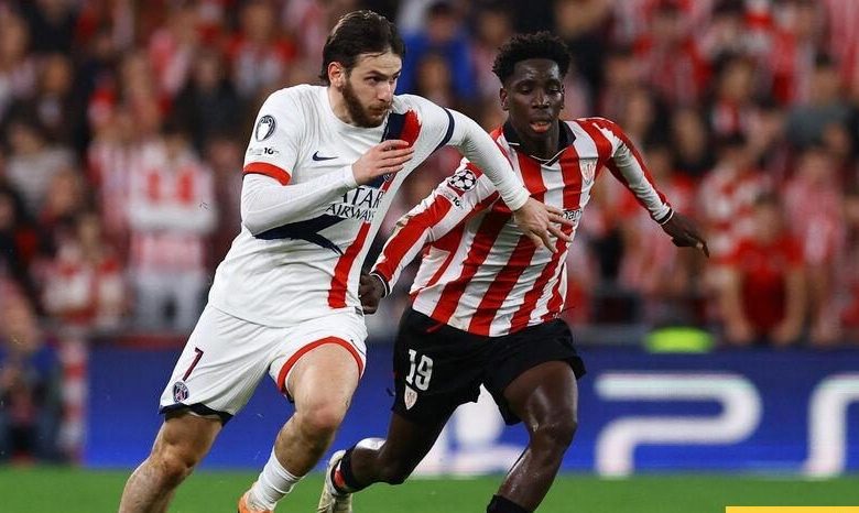 باريس سان جيرمان يضمن تأهله على الاقل للملحق القاري