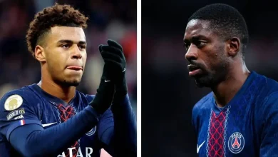 ديمبيلي وشيفالييه يغيبان عن قائمة باريس في دوري الأبطال