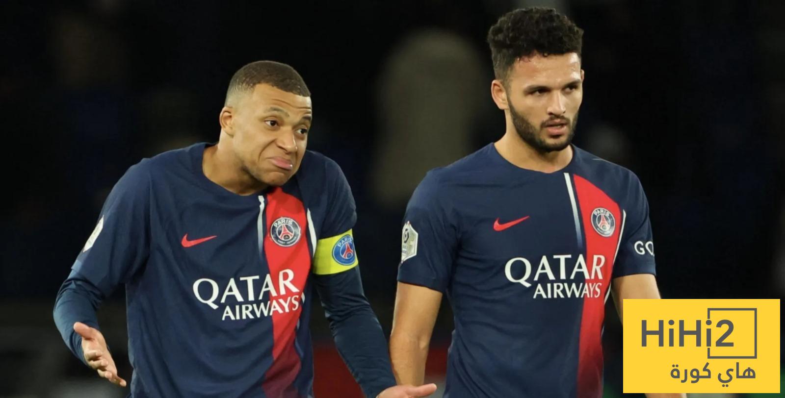 راموس يعادل رقم مبابي في باريس سان جيرمان