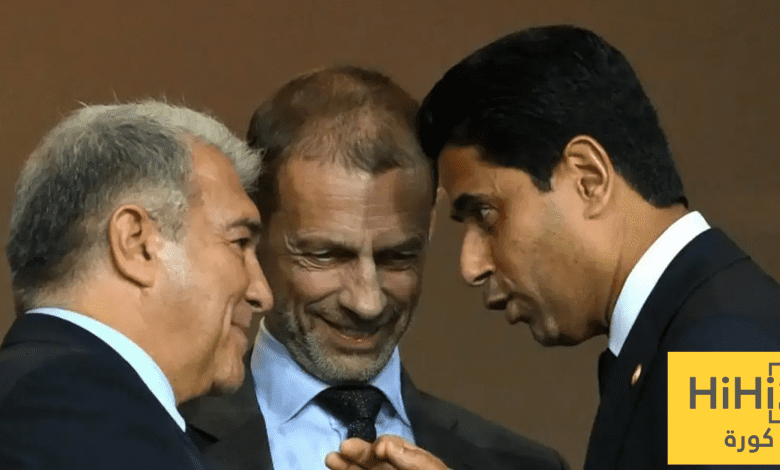 لابورتا يهنئ ناصر الخليفي - هاي كورة