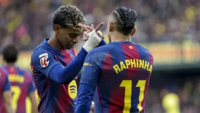 برشلونة يختتم 2025 بسجل تهديفي مميز