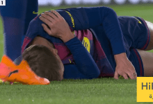 بعد تسجيله.. اولمو يغادر مباراة اتلتيكو مصابا