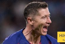 حقيقة قرب ليفاندوفسكي من الرحيل عن برشلونة