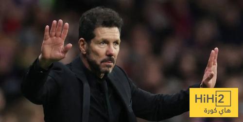 خط الدفاع الذي جربه سيميوني في التدريبات الاخيرة قبل مواجهة برشلونة