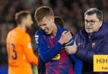 رسالة أولمو التحفيزية بعد تعرضه لخلع في الكتف