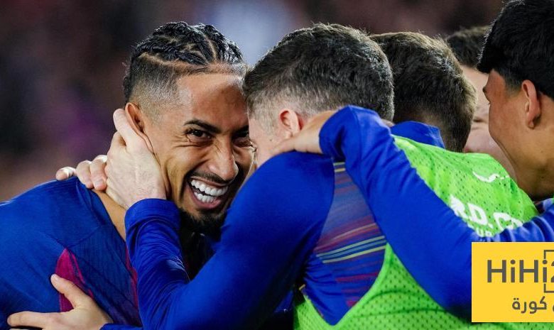 رقم قياسي جديد ينتظر رافينيا مع برشلونة