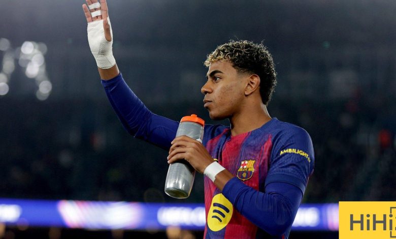 رقم قياسي حطمه لامين يامال أمام فرانكفورت