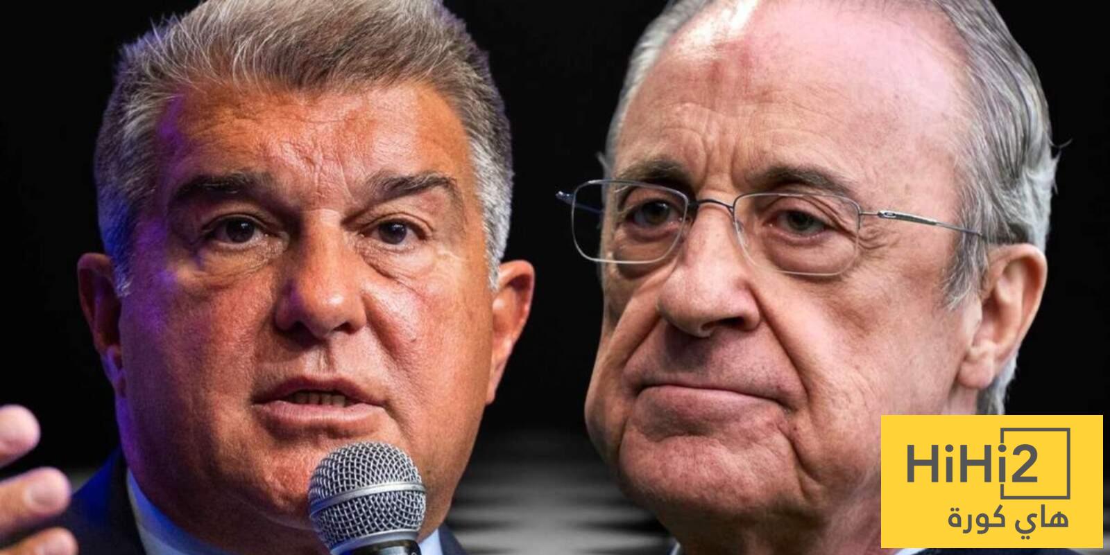 ريال مدريد يطالب بإدراج تصريح قديم للابورتا ضمن ملف قضية نيغريرا