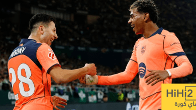 لامين يسجل الهدف الخامس في شباك بيتيس