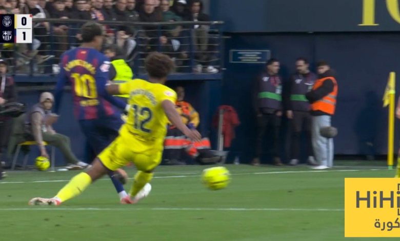 هل استحق لاعب فياريال الطرد بعد التدخل على لامين يامال ؟