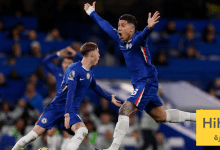 تشيلسي يتقدم على استون فيلا في الشوط الاول