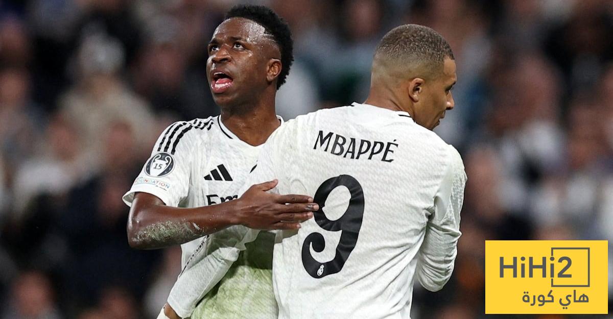 مبابي وفينيسيوس غير معتادين على هذا الأمر