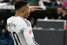 مبابي يفتتح التسجيل مبكرا امام بلباو