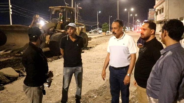 المهندس حسين العقربي يدشن أعمال مشروع التأهيل بالتزامن مع احتفالات الجلاء 30 نوفمبر