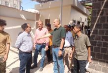 باخبيرة وعواس ينفذان نزولًا ميدانيًا لمعالجة مشكلة طفح مياه الصرف الصحي في القرية الروسية بخورمكسر