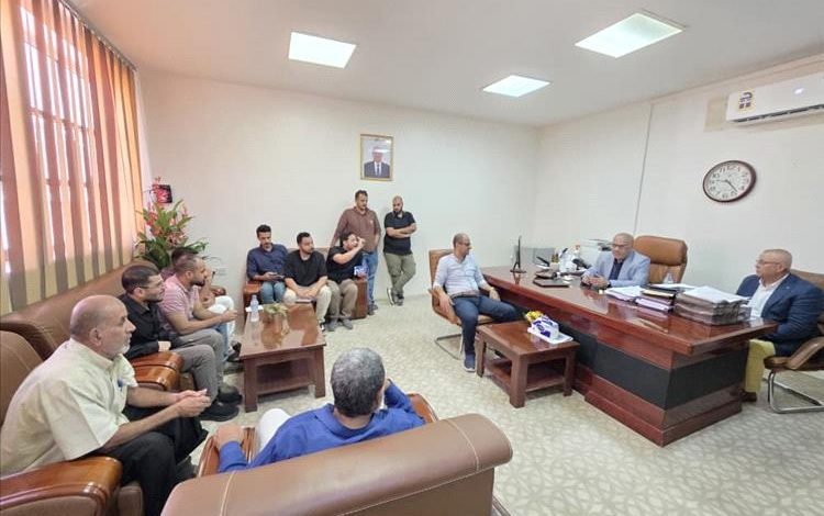 باذيب  يتفقد مقر شركة تيليمن بعدن ويشيد بمشاريع تطوير البنية التحتية