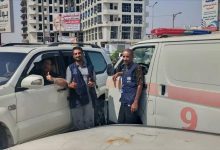 تمركز سيارات الإسعاف 195 في عدن بمناسبة احتفال الاستقلال الوطني في 30 نوفمبر